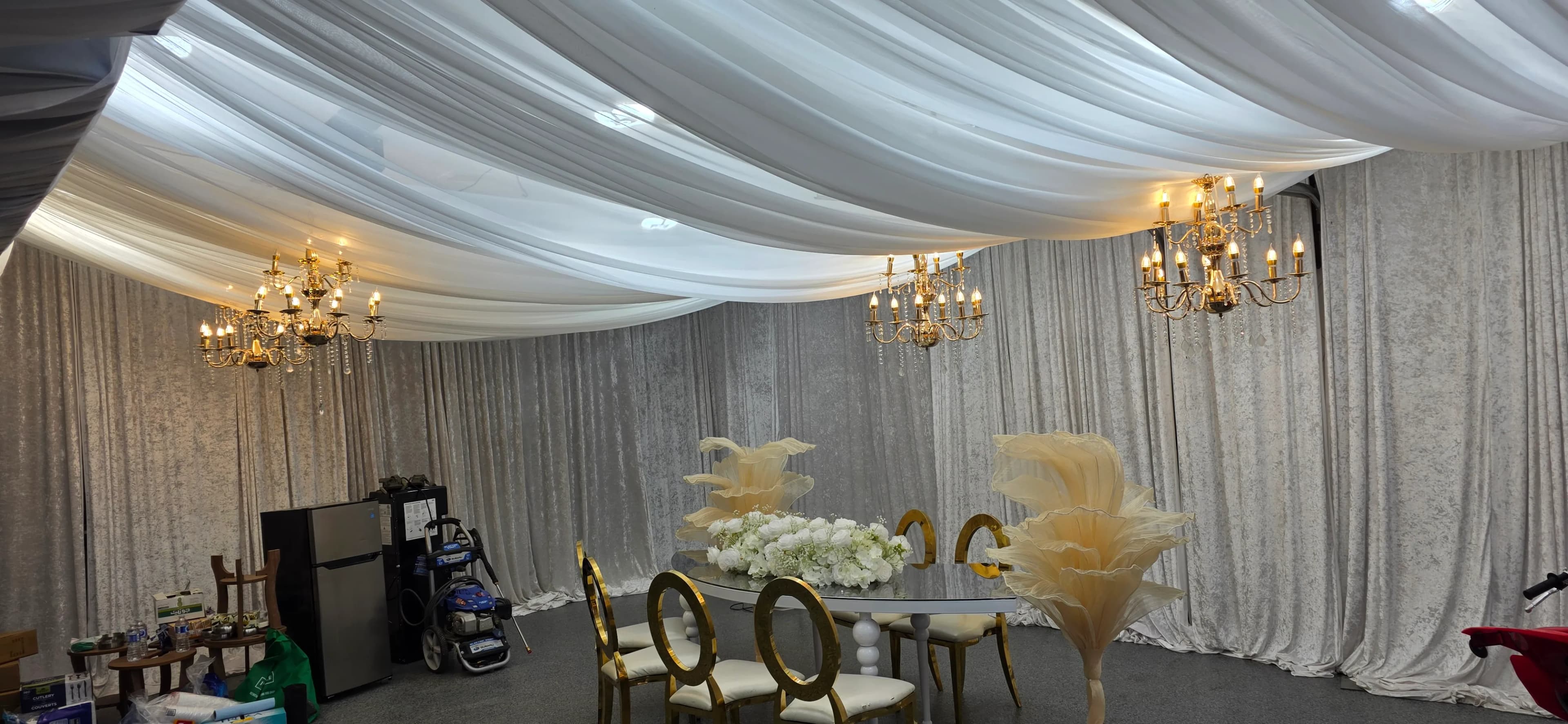 Ceiling Draping project 8